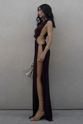 Cala Maxikleid mit Cut-Out